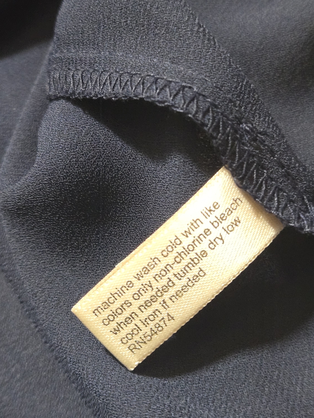 The Limited Navy Button-Front Drawstring Tunic - Picture 5 of 5